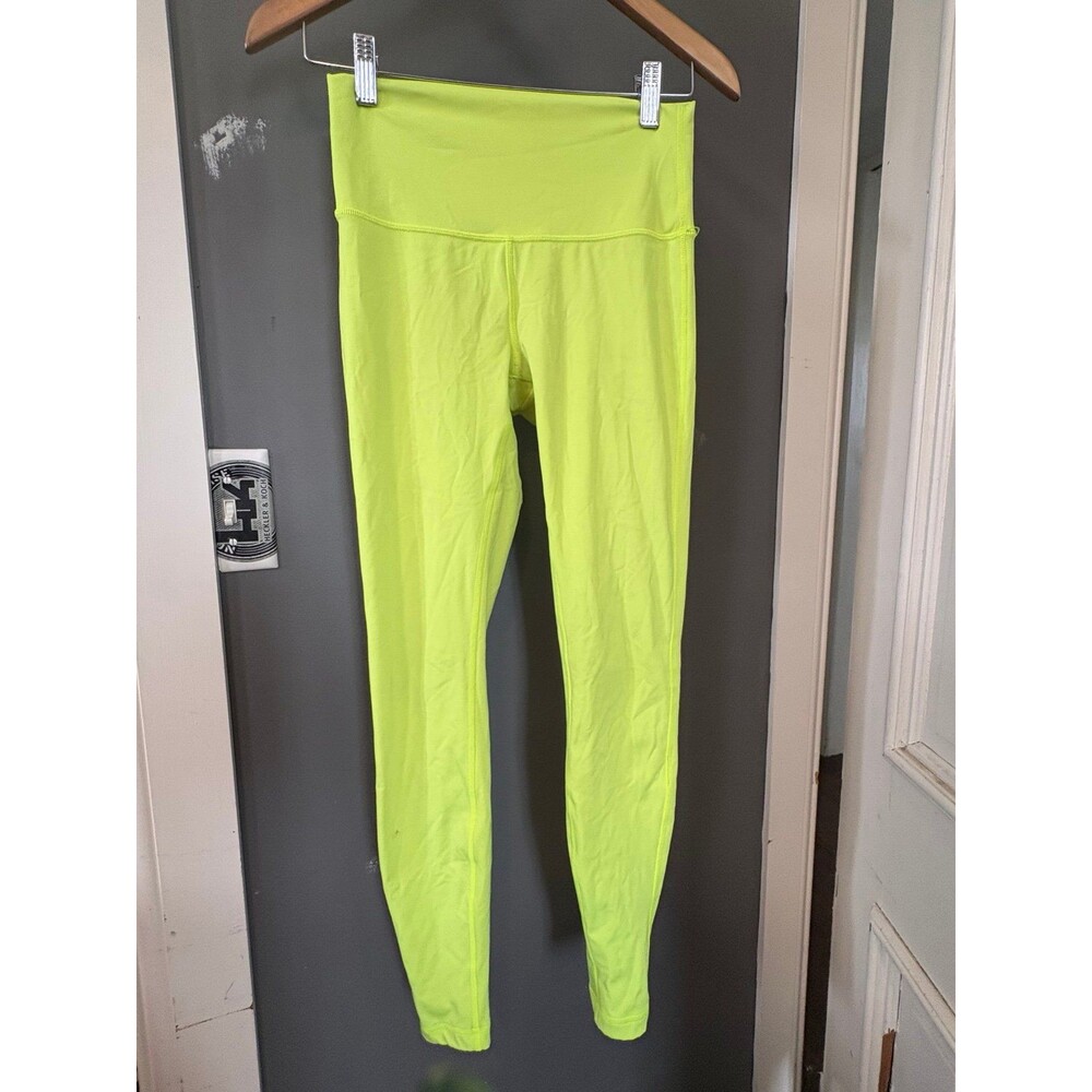 Lululemon size 6 Wunder Under High-Rise Tight 28" *Luxtreme Highlight Yellow